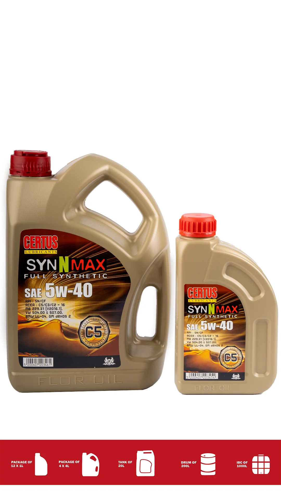 01218 SYN N MAX SAE 5W-40 C5 - Image 1
