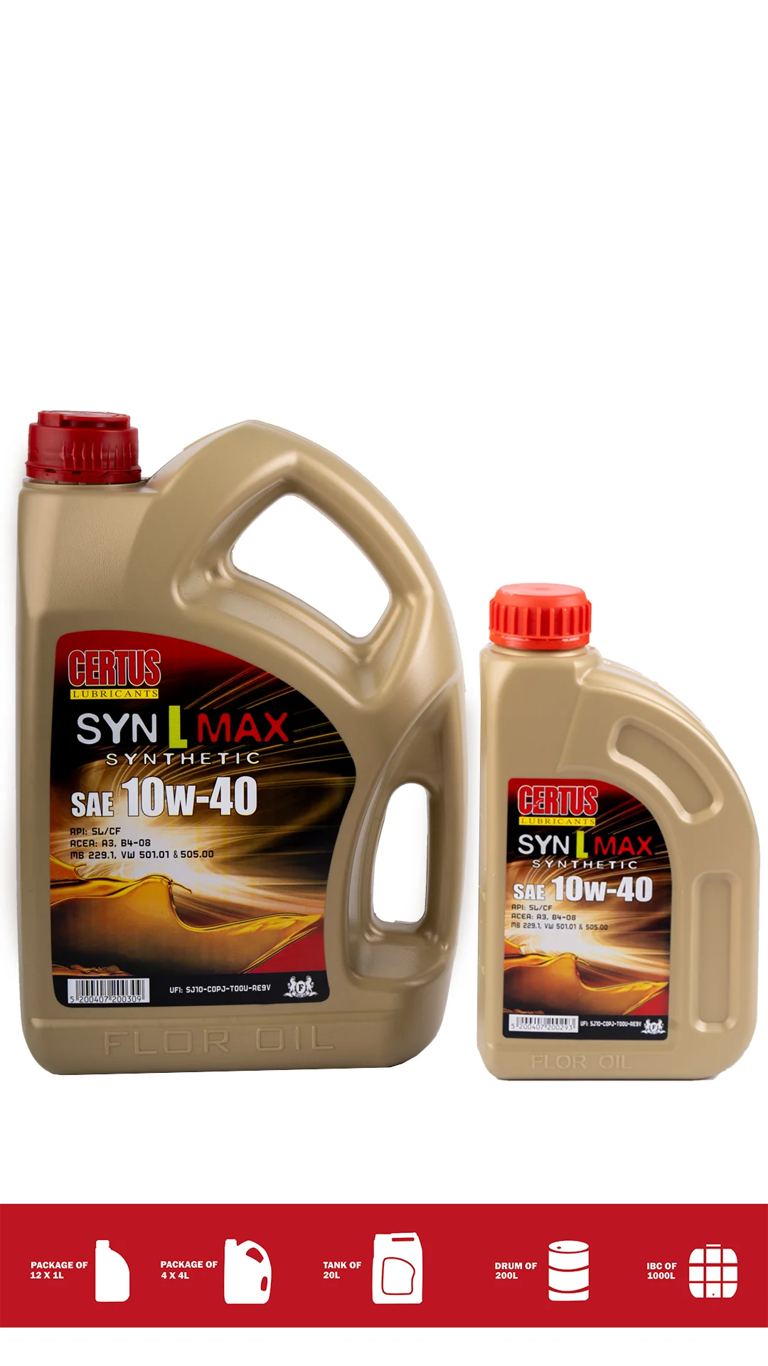 01228 SYN L MAX SAE 10W-40 - Image 1