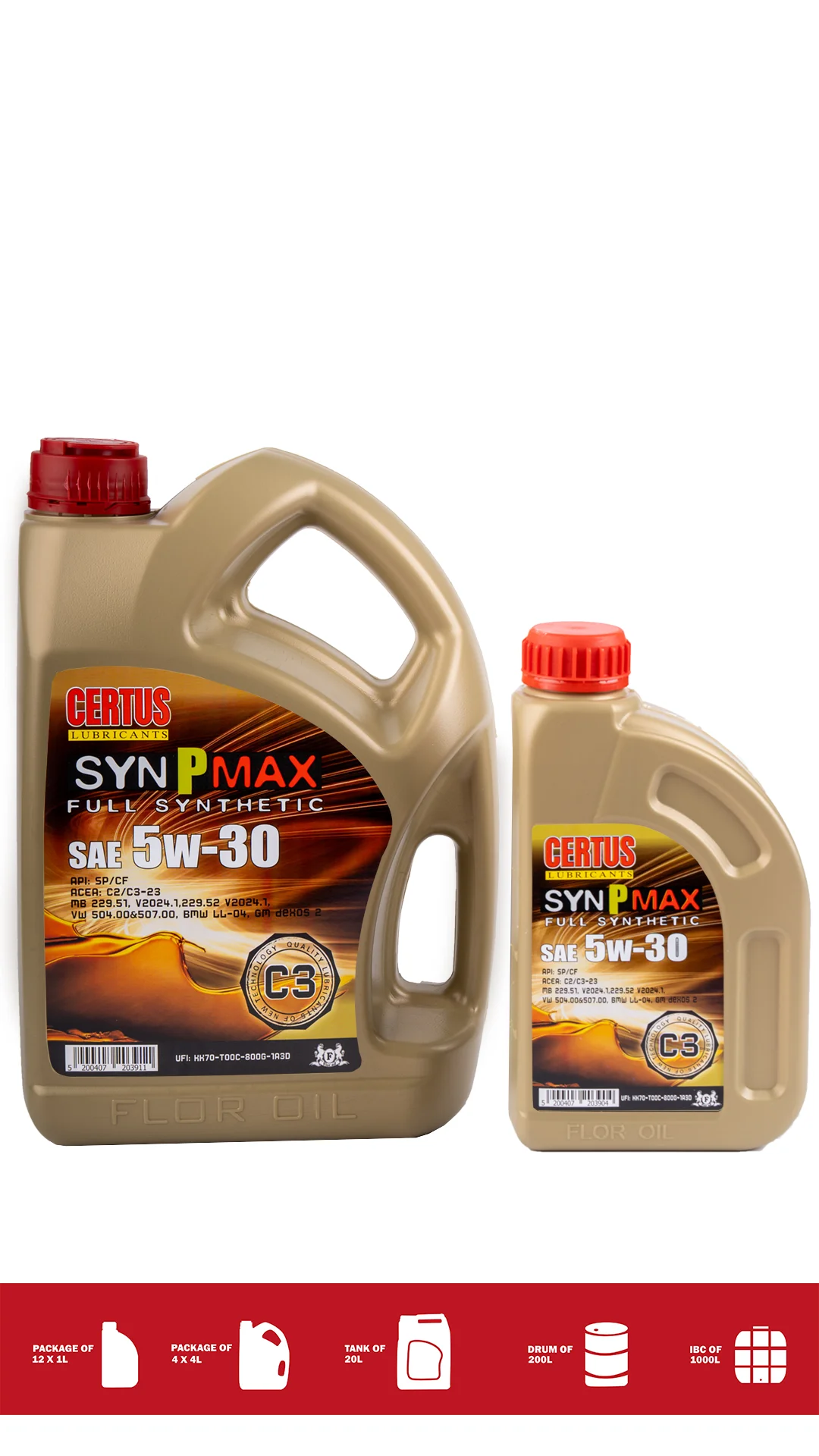 01233 SYN P MAX SAE 5W-30 C3 - Image 1