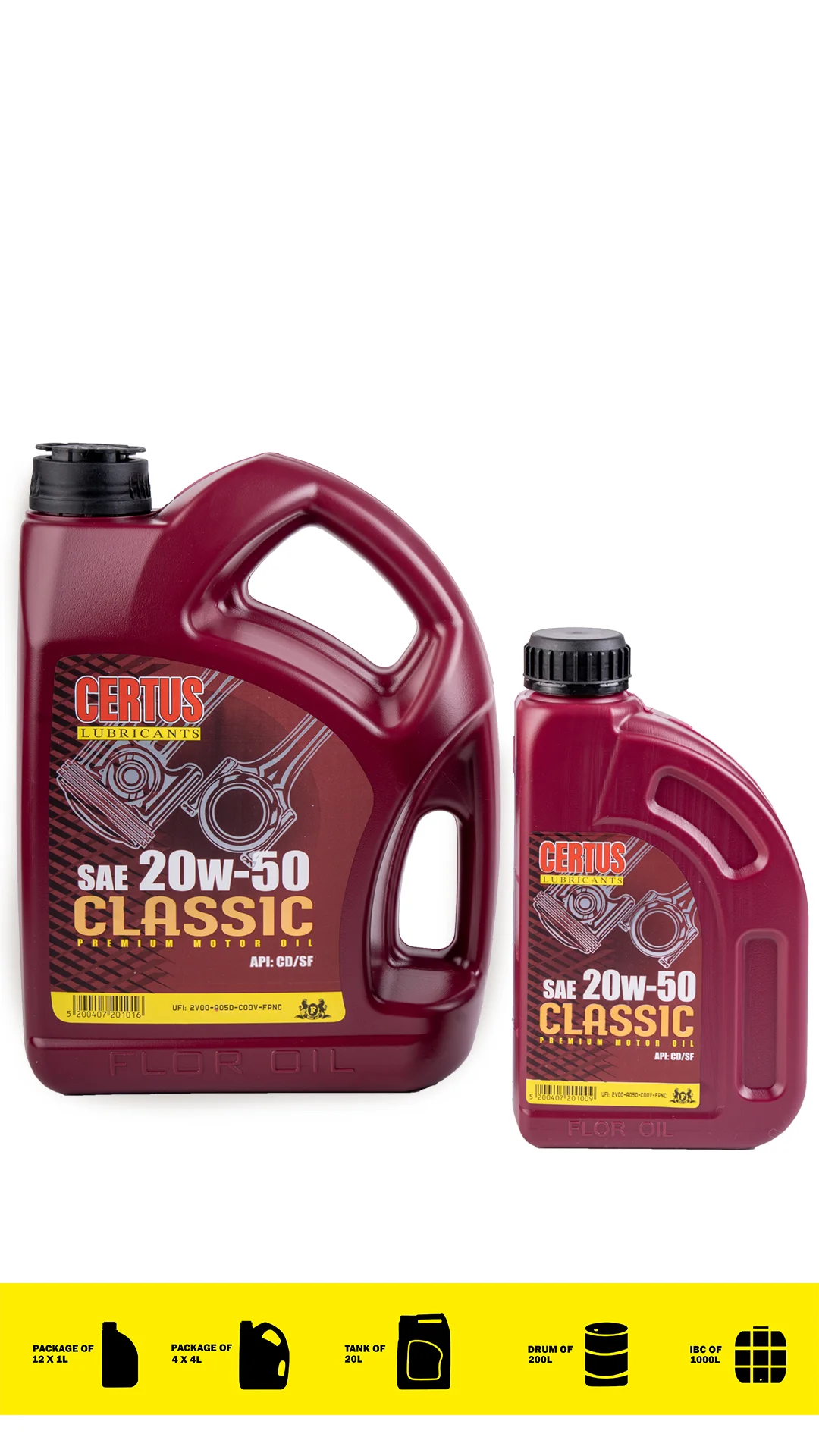 01262 CLASSIC SAE 20W-50 - Image 1