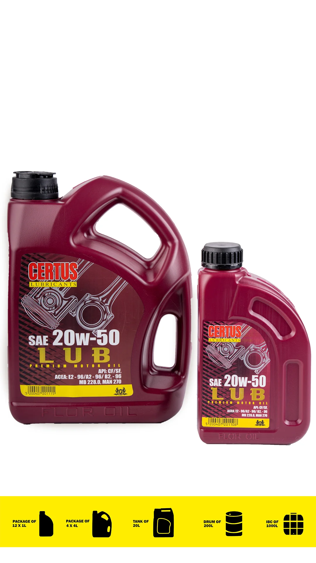 01268 LUB SAE 20W-50 - Image 1