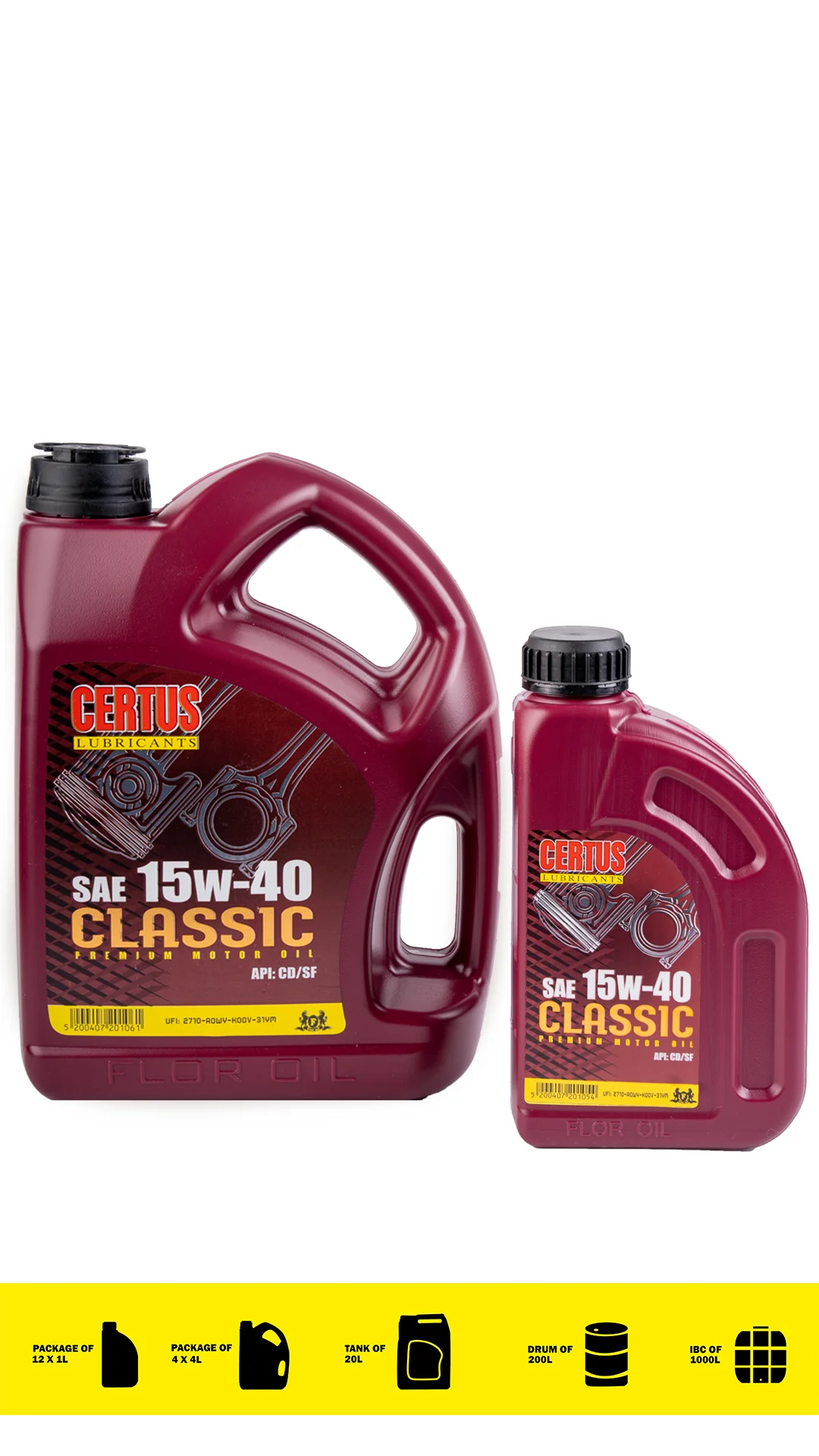01271 CLASSIC SAE 15W-40 - Image 1
