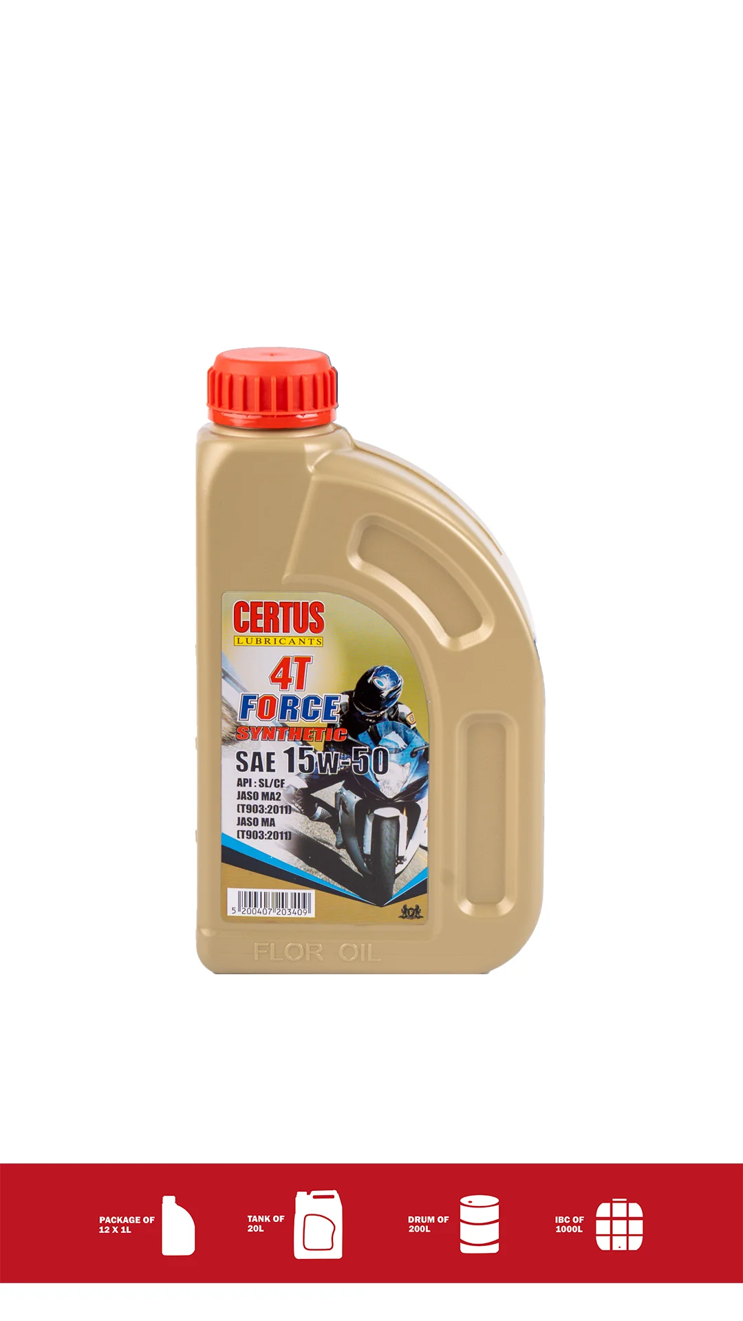 01285 4T FORCE SAE 15W-50 - Image 1