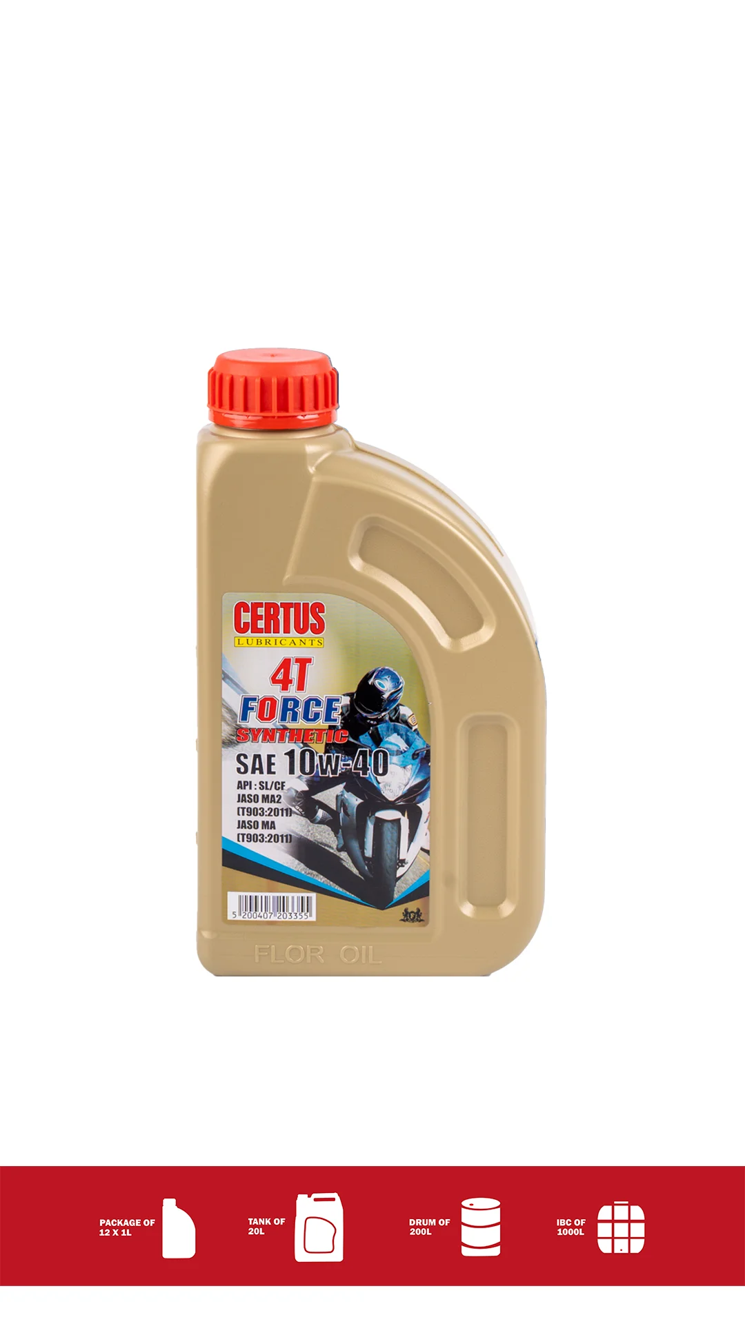 01286 4T FORCE SAE 10W-40 - Image 1