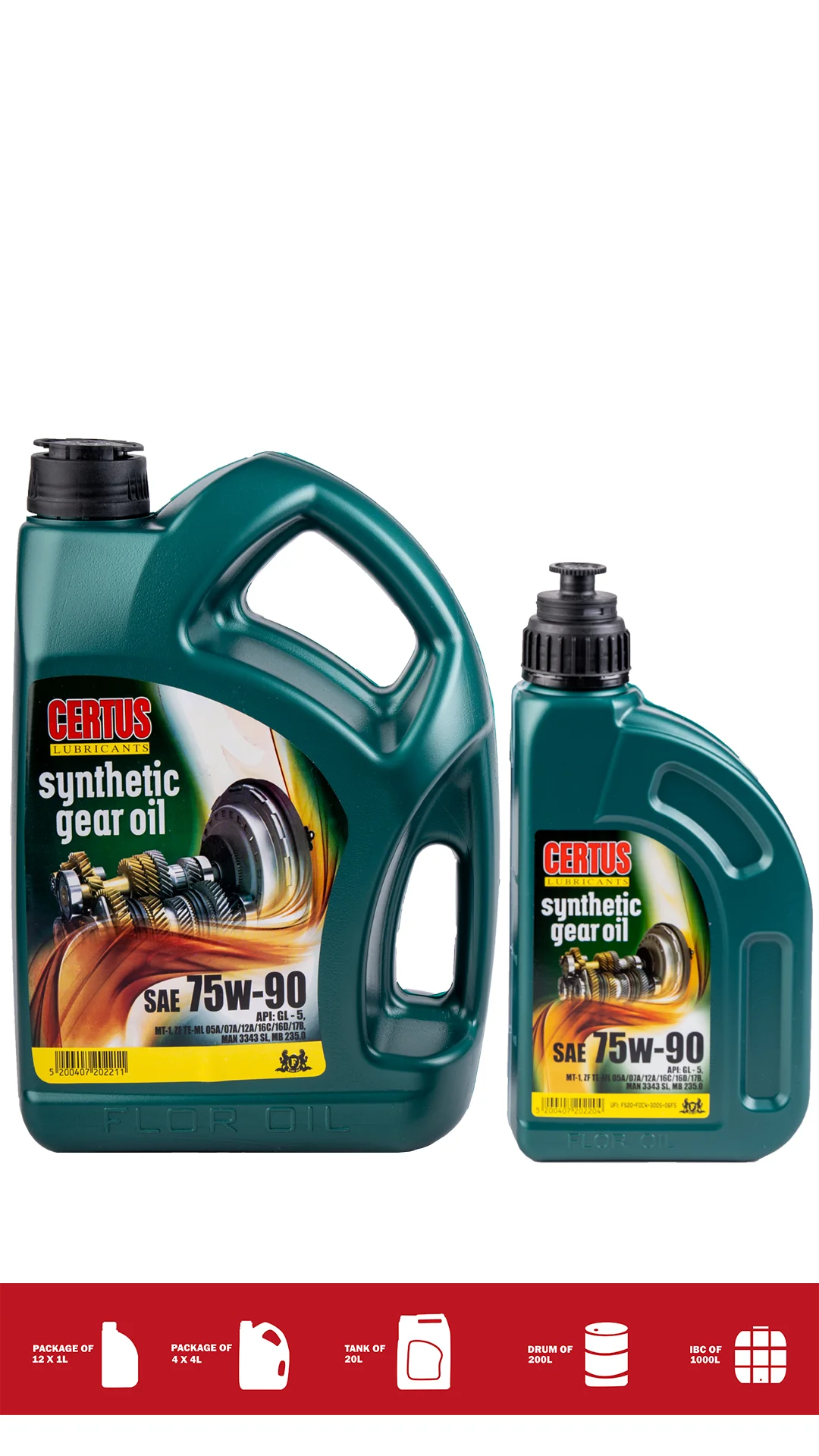 01330 GEAR OIL SAE 75W-90 - Image 1