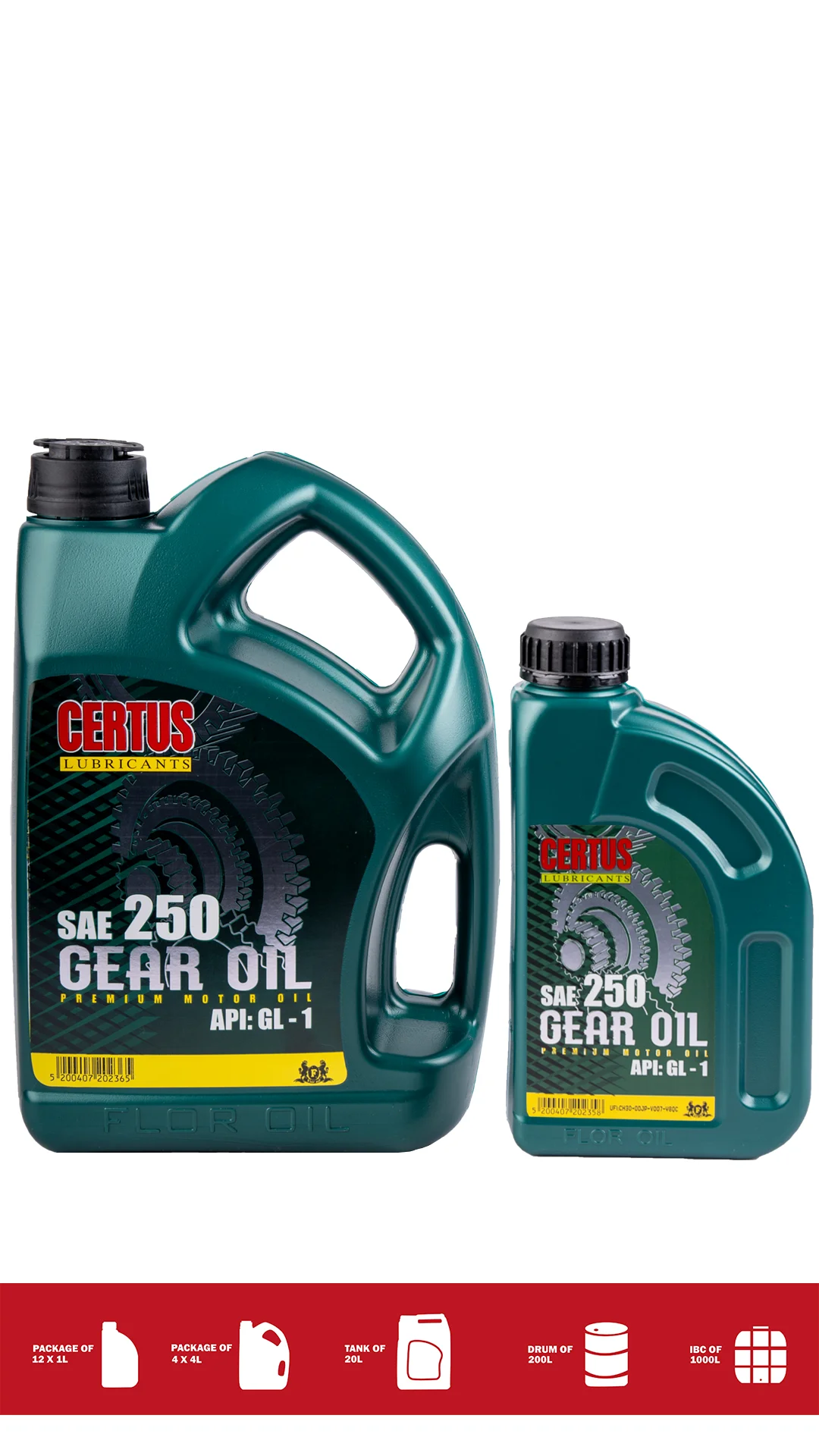 01351 GEAR OIL SAE 250 GL-1 - Image 1