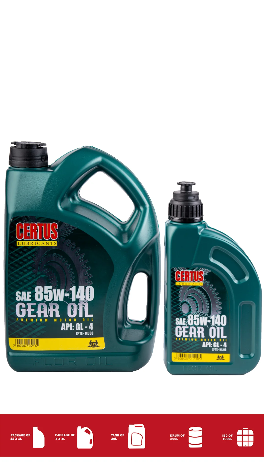 01361 GEAR OIL SAE 85W-140 - Image 1