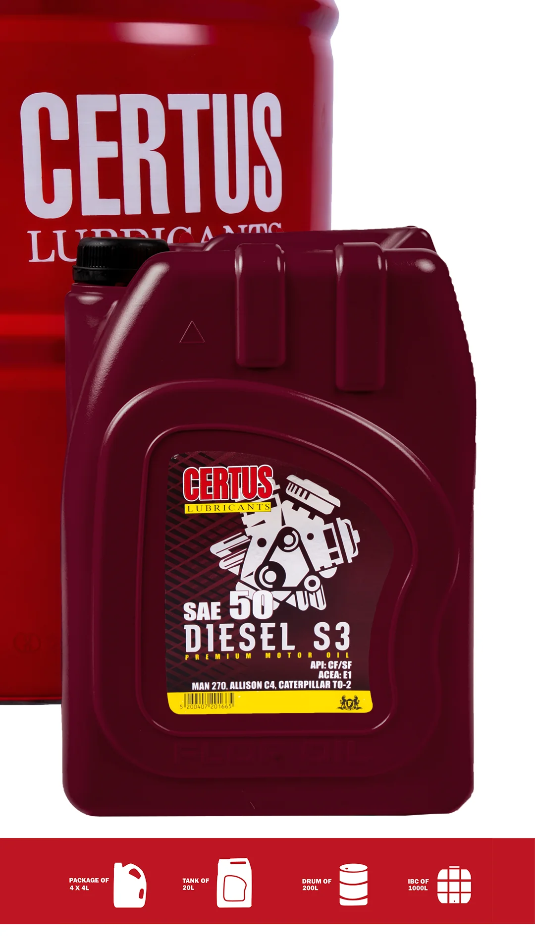 03700 DIESEL S3 SAE 50 - Image 1