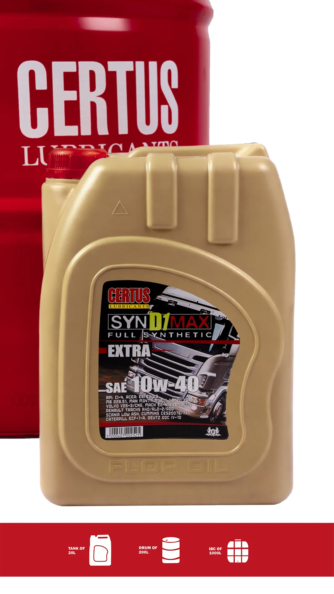 01461 SYN EXTRA D1 MAX SAE 10W-40 - Image 1